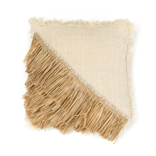 Poduszka boho 40x40 Rafia Decor BAZAR BIZAR