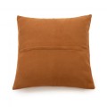 Brown leather decorative pillow 40x40 Panel Camel - Bazar Bizar