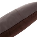 Brown leather decorative pillow 30x50 Panel Chocolate - Bazar Bizar