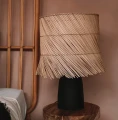 Rattanowy abażur do lampy stojącej BAZAR BIZAR