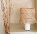 Rattanowy abażur do lampy stojącej BAZAR BIZAR