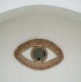 Raffia eye decorative mirror - Bazar Bizar