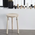 Drewniany taboret designerski Natural Stool U1 - Andersen Furniture