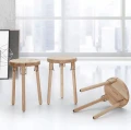 Drewniany taboret designerski Natural Stool U1 - Andersen Furniture