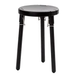 Drewniany taboret designerski Black Stool U1 - Andersen Furniture
