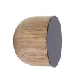Wieszak na ścianę Contrast-5 czarny naturalny - Andersen Furniture
