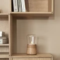 Świeca led Spinn Candle naturalny dąb - Andersen Furniture