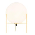 Biała lampa stołowa Alton ze szkła NORDLUX
