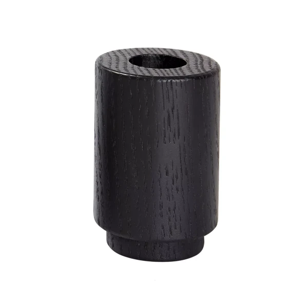 Świecznik drewniany czarny CreateMe Candlehonder - Andersen Furniture