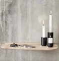 Drewniany świecznik na tealighty czarny CreateMe Candlehonder S - Andersen Furniture