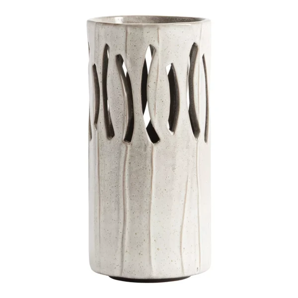 Ceramic lantern Oyster Gaia S - Muubs