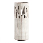 Ceramic lantern Oyster Gaia M - Muubs