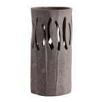 Ceramic lantern Chocolate Gaia S - Muubs