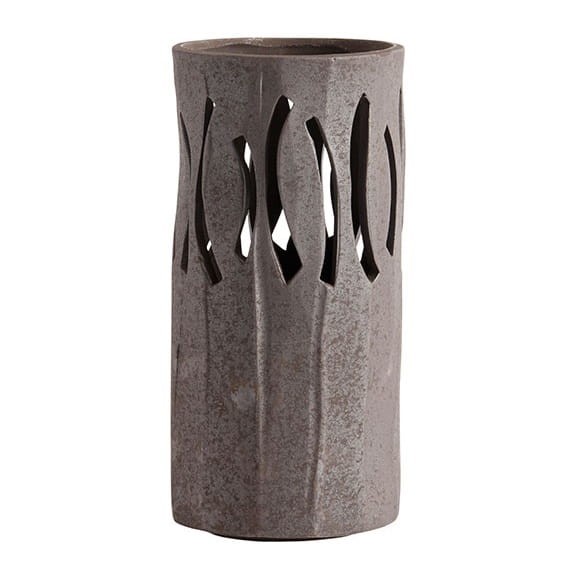 Ceramic lantern Chocolate Gaia S - Muubs