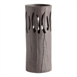 Ceramic lantern Chocolate Gaia M - Muubs