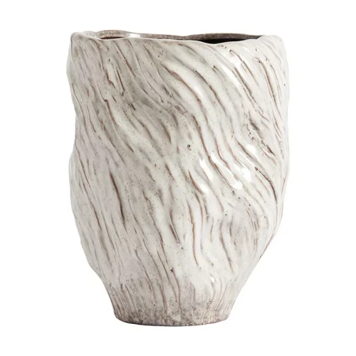 Wazon na kwiaty ceramiczny Mud Oyster - MUUBS
