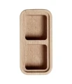 Pudełko drewniane z dwoma przegródkami naturalne CreateMe - Andersen Furniture