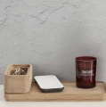 Pudełko drewniane z dwoma przegródkami naturalne CreateMe - Andersen Furniture
