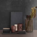 Pudełko drewniane z jedną przegródką czarne CreateMe 12 - Andersen Furniture