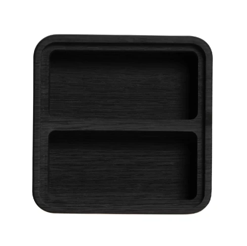 Pudełko drewniane z dwoma przegródkami czarne CreateMe 12 - Andersen Furniture