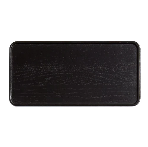 Taca drewniana czarna prostokątna CreateMe 12x24 - Andersen Furniture