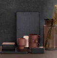Taca drewniana czarna prostokątna CreateMe 36x24 - Andersen Furniture