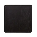 Taca drewniana kwadratowa czarna CreateMe 24x24 - Andersen Furniture