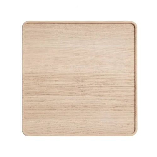 Taca drewniana kwadratowa naturalna CreateMe 24x24 - Andersen Furniture