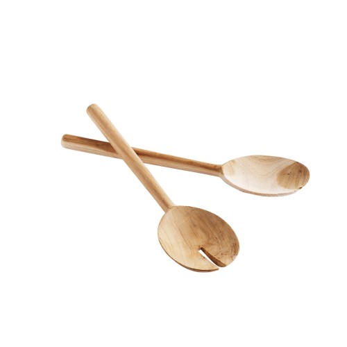 Sztućce do sałatek z drewna teak - MUUBS