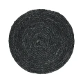 Placemats black Tresse, set of 6 - Pomax