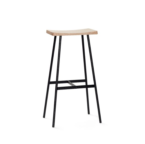 Stołek barowy HC2-79 siedzisko dąb bielony - Andersen Furniture