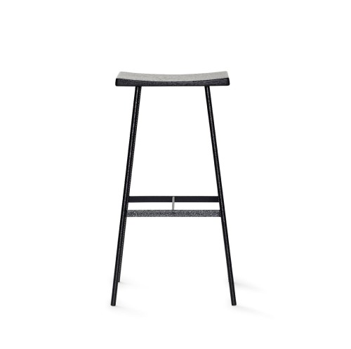 Stołek barowy czarny HC2-79 siedzisko dąb czarny - Andersen Furniture