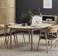 Stół z litego drewna dębowego rozkładany Classic-110 mydlony - Andersen Furniture