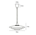 Lampa sufitowa dekoracyjna biała Bretagne - Nordlux