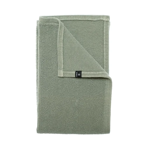 Dywanik łazienkowy 70x110 z bawełny zielony Love Sage OEKO-TEX - Himla