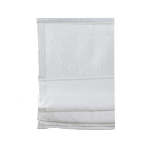 Roleta rzymska lniana biała 100x180 Miramar White - Himla