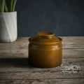 Ceramic jar with lid Mocha Barn - Nicolas Vahe