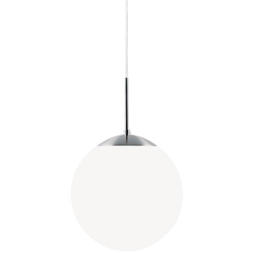 Biała szklana lampa sufitowa w kształcie kuli Cafe25 NORDLUX