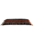 Large decorative pillow S'il Black Orange 35x100 cotton - Bazar Bizar