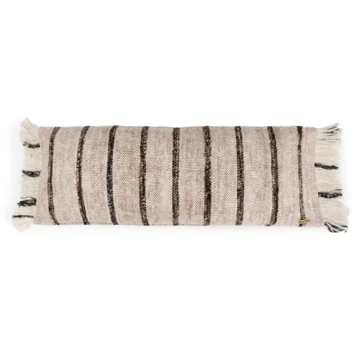 Duża poduszka dekoracyjna S'il Bohemian White 35x100 z bawełny - Bazar Bizar