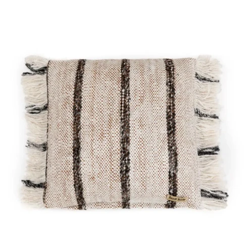 Decorative pillow S'il Bohemian White 40x40 cotton - Bazar Bizar