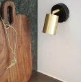 Modern wall lamp Explore black-brass - Nordlux
