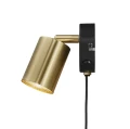 Modern wall lamp Explore black-brass - Nordlux