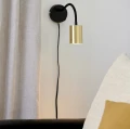 Wall lamp for reading and working Explore Flex black-brass - Nordlux