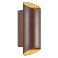 Wall lamp Nico Round 22 rusty - Nordlux