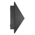 Modern black outdoor wall lamp Pontio 15 Black - Nordlux