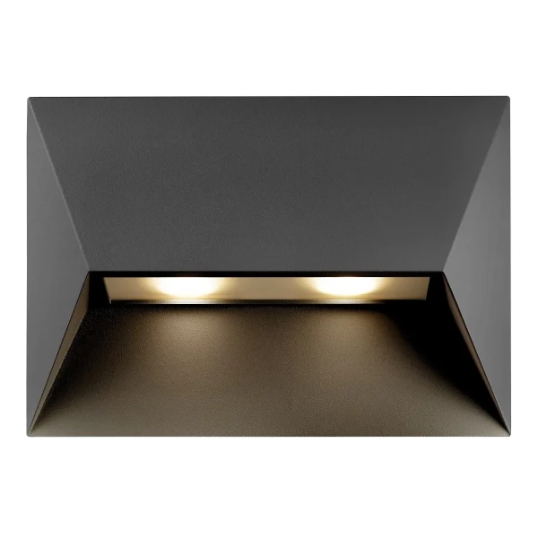 Modern outdoor wall lamp Pontio 27 Black - Nordlux