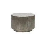Round coffee table Rota 35 Brushed Silver - House Doctor