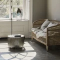 Round coffee table Rota 35 Brushed Silver - House Doctor