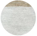 Dywan ze skóry recyklingowanej Raw 240x180 szary jasny - Pomax